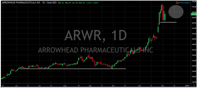 Arrowhead Pharmaceuticals Shares Point North (NASDAQ: ARWR)